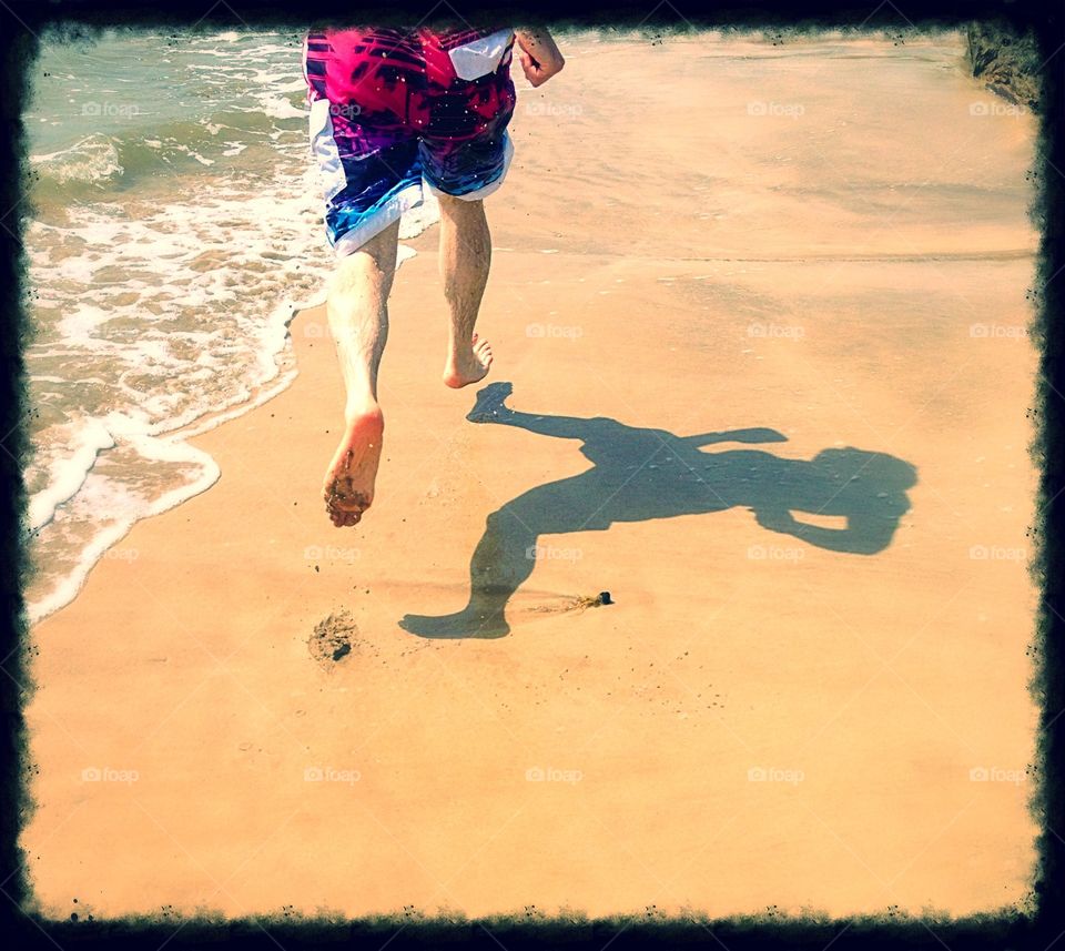 Beach running 