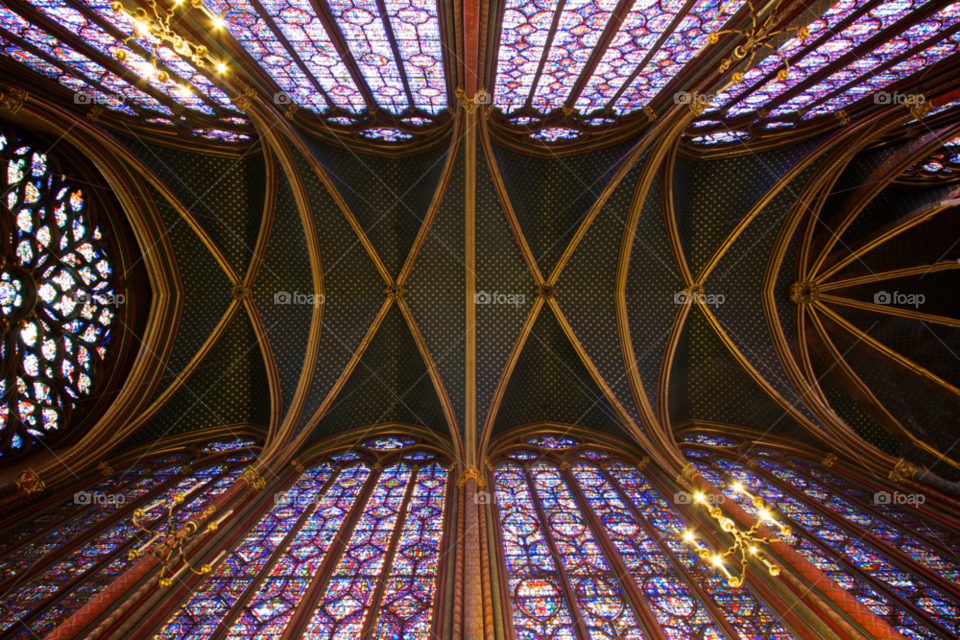 architecture paris medieval gothic by christomck