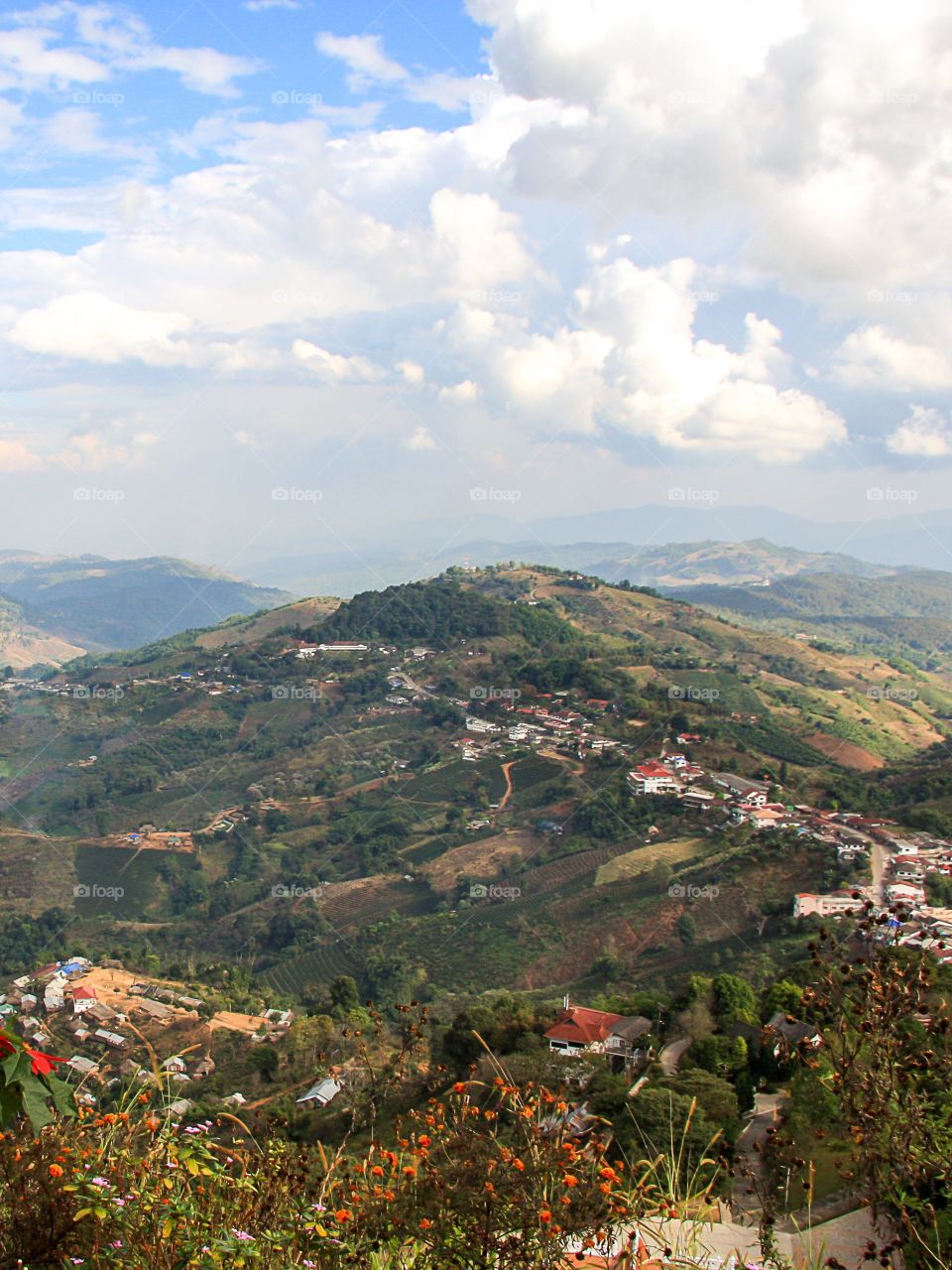 mea salong mountain. mountain in mea hong son thailand