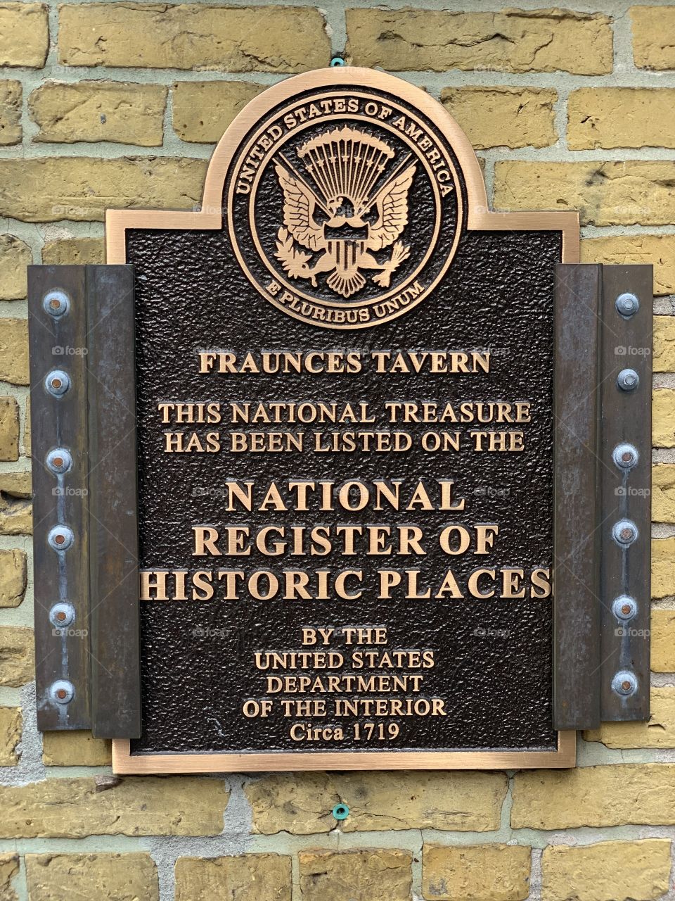Fraunces Tavern plaque 