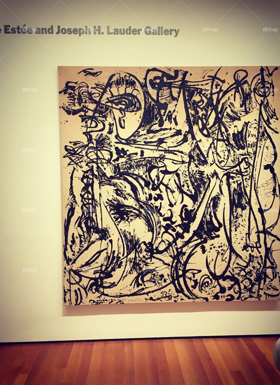 Jackson Pollock - Museum of Modern Art - MoMA - Manhattan - New York City 