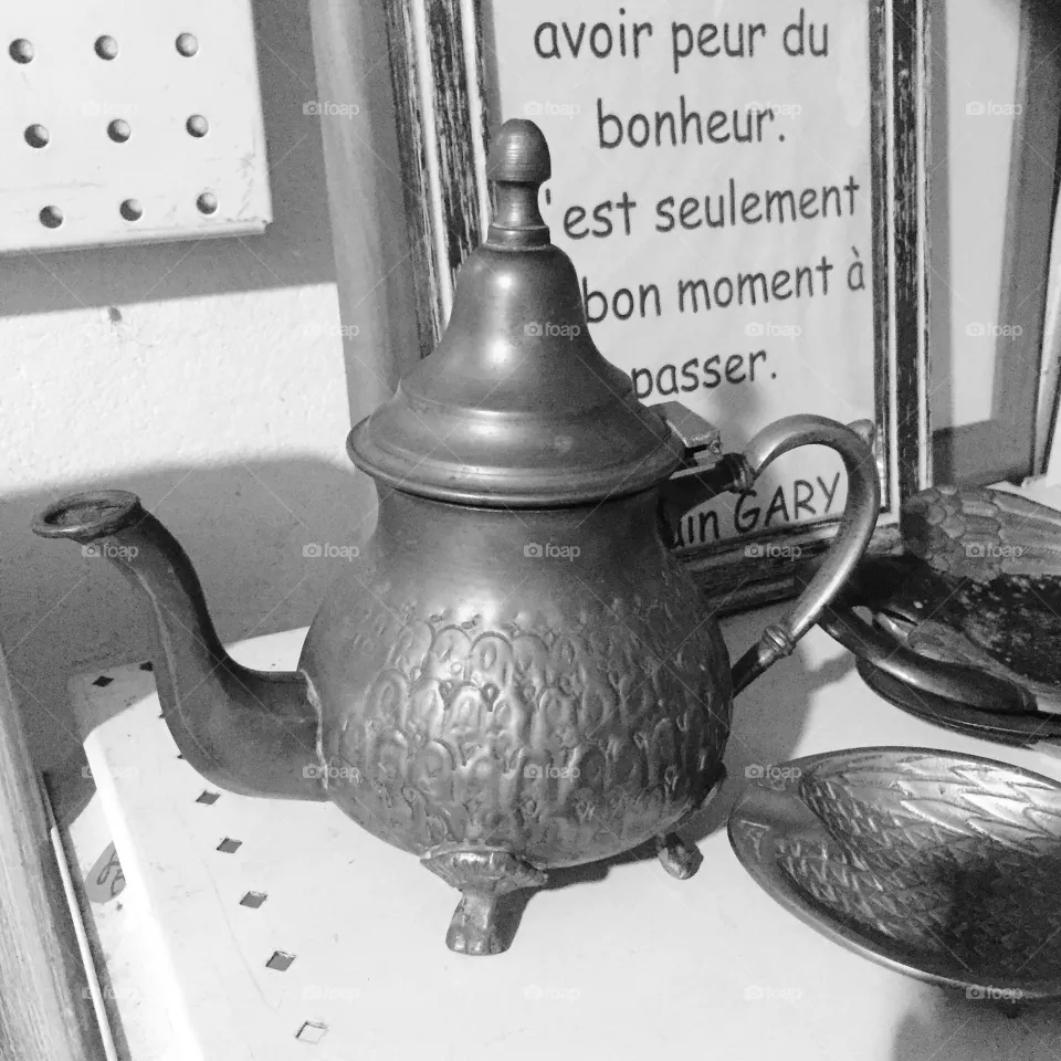 Moroccan tea pot