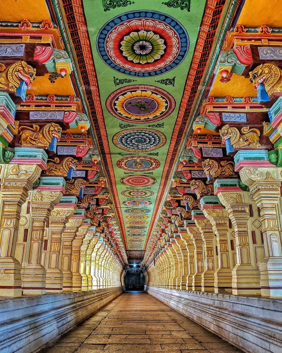 Rameshwaram # Temple # inside view # architect # photography