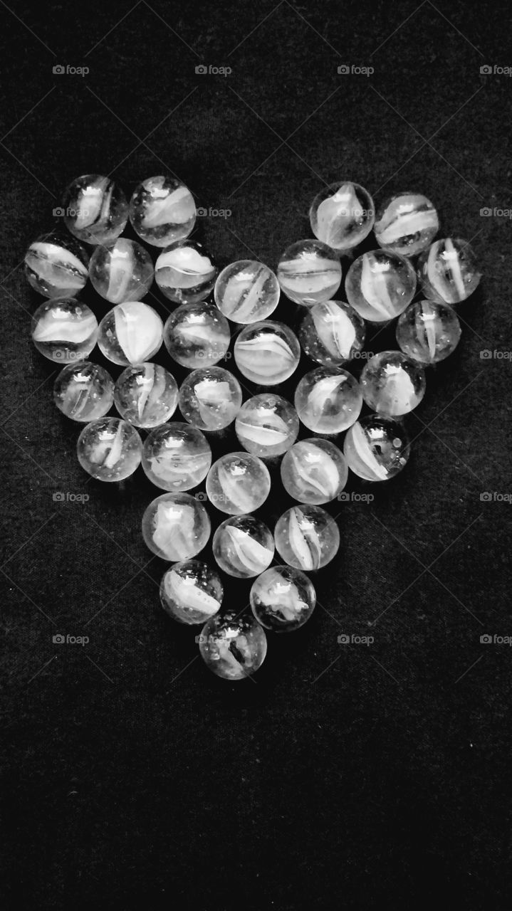 heart marbles