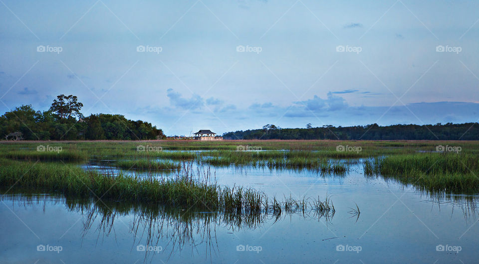 landscape sunset dock savannah by addisonm11