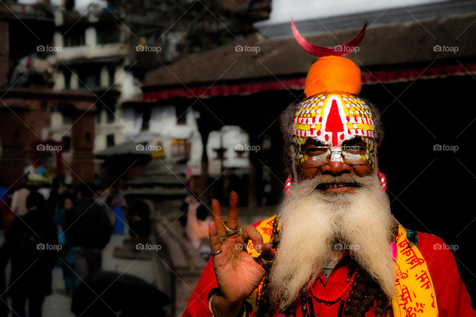indian man fake guru street street bumb by trist9
