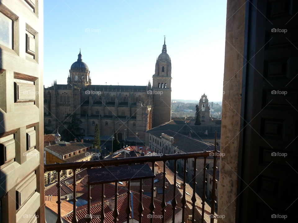 Vista catedral salamanca, españa. Spain