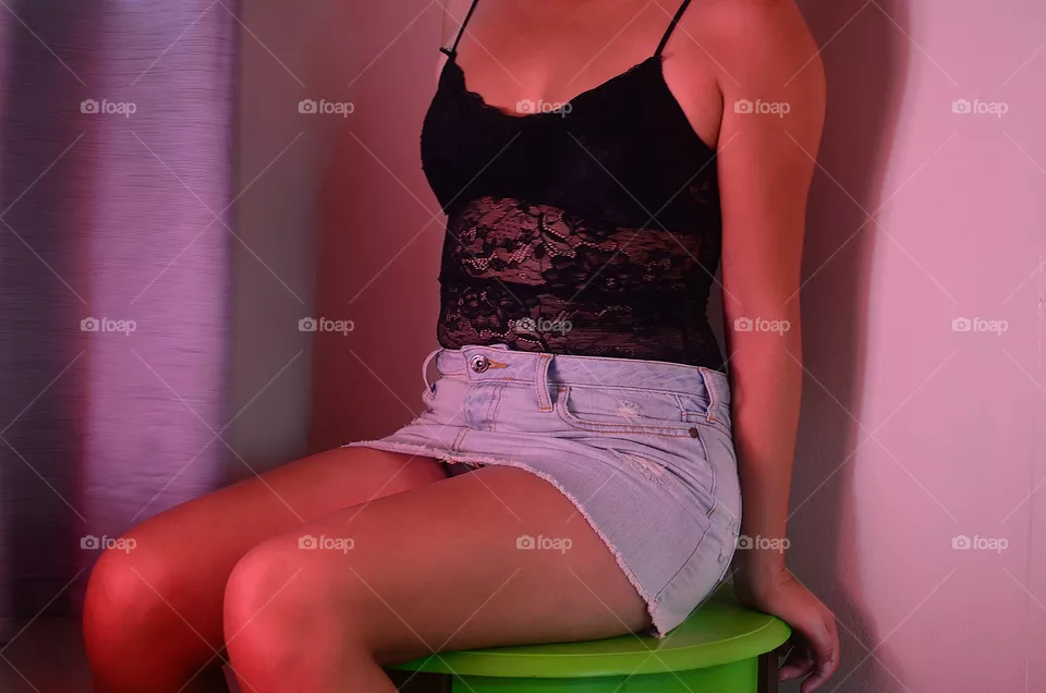Denim skirt