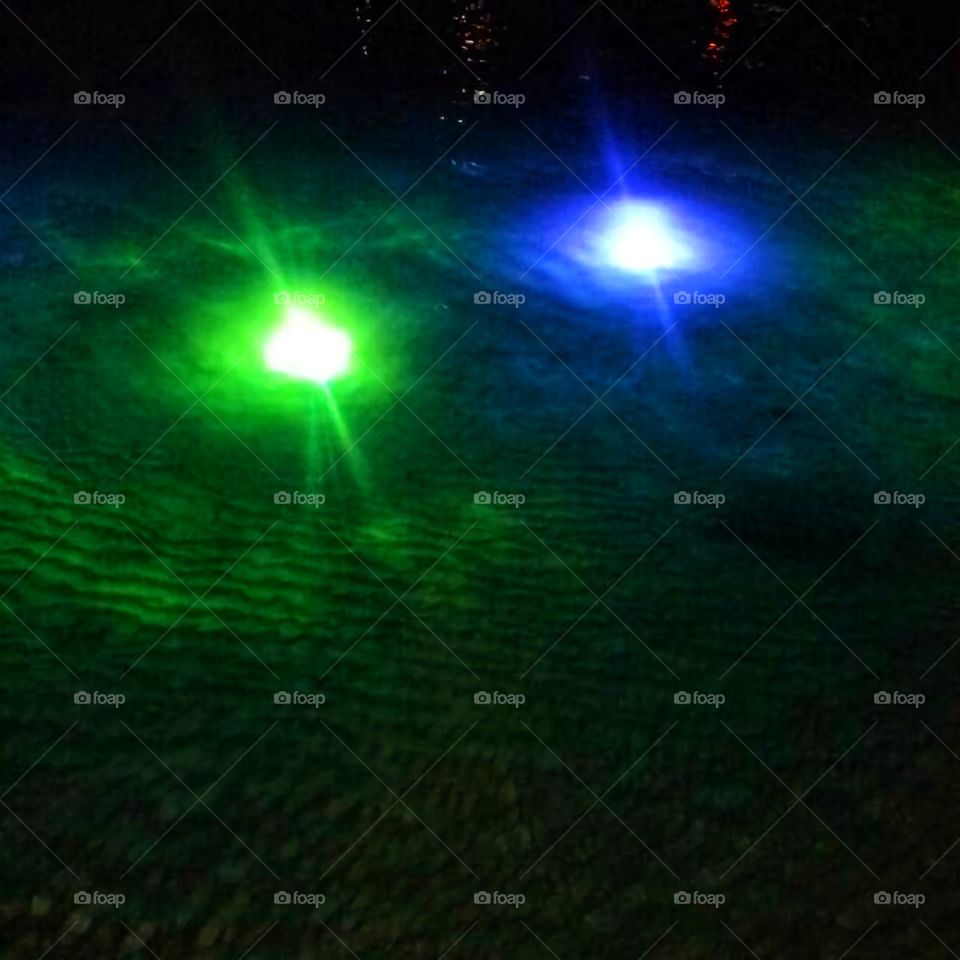 Lights under the sea