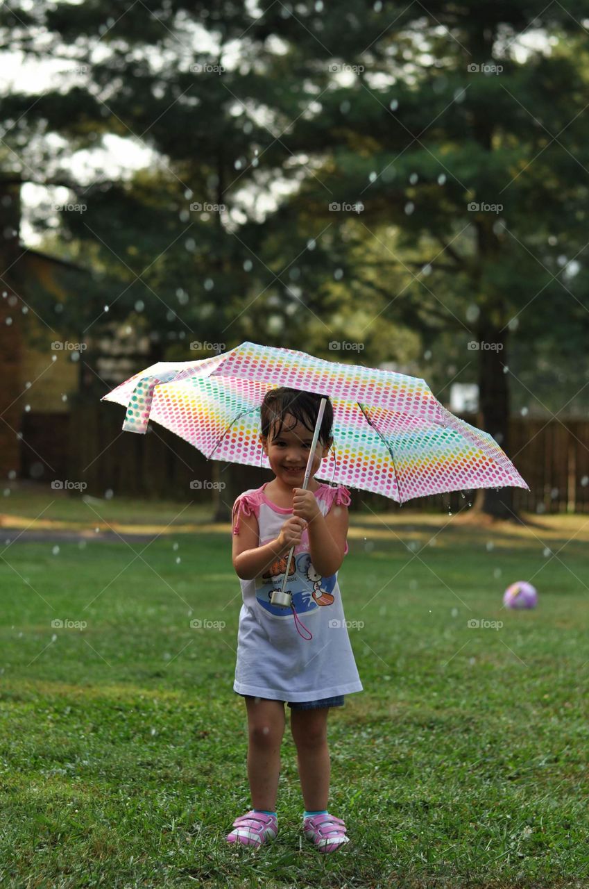 Dancing in the spring showers