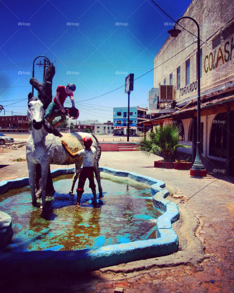 Fountain in La Ciudad de Juarez