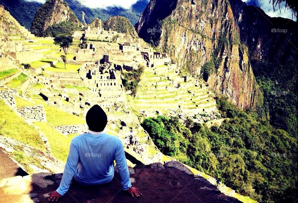 Peace in Machu Picchu
