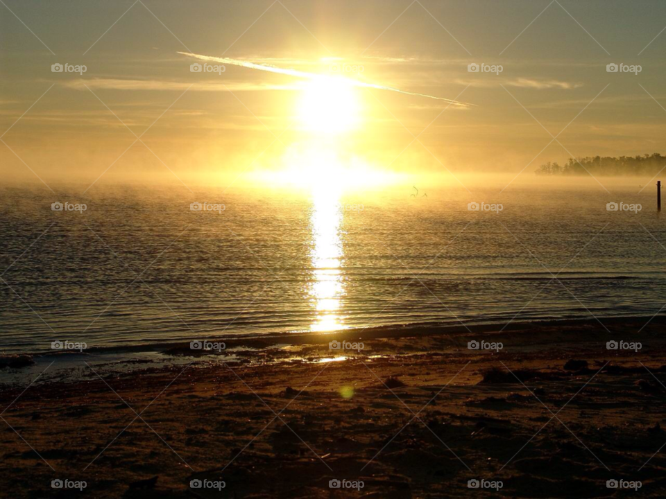 albemarle sound summer sun sunrise by Ghostshadow27