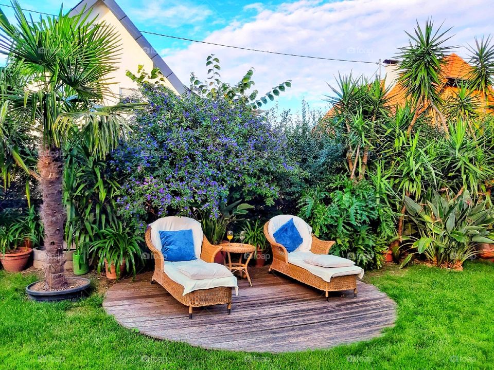 Relaxing in your corner of heaven