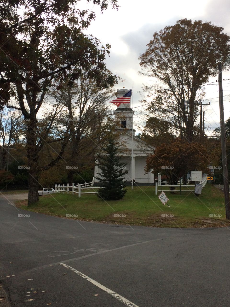 Old Church Colonial New England Colebrook CT