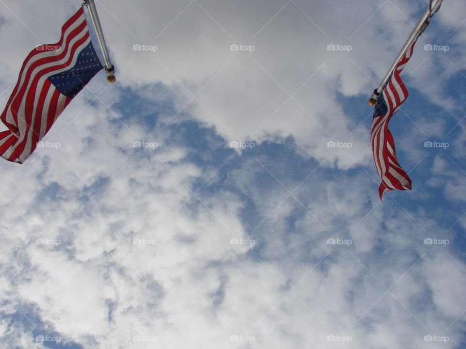Patriotic sky