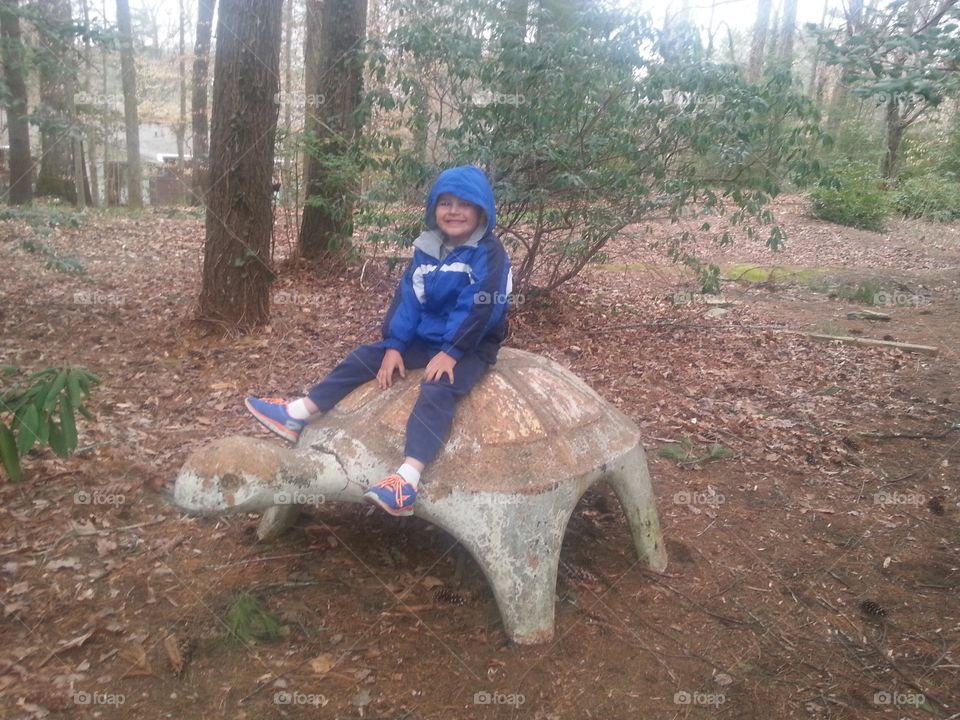 He liked the turtle too