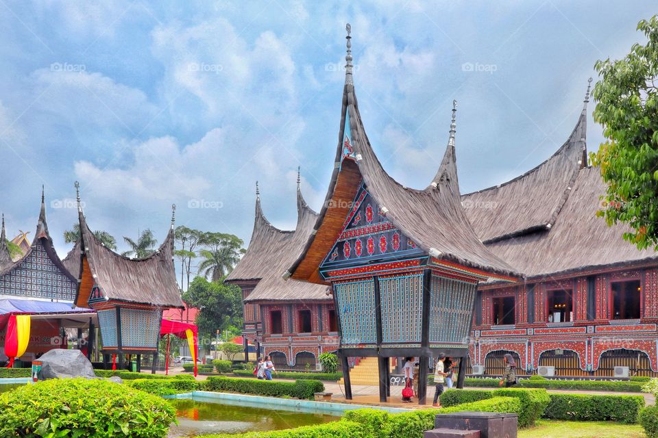 Rumah Gadang, a traditional house of West Sumatra province, and one in thousands of heritage of Indonesia