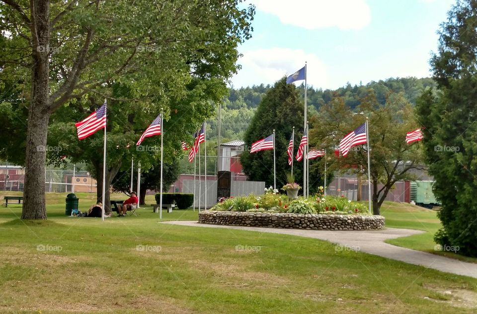 Spending the day in the park