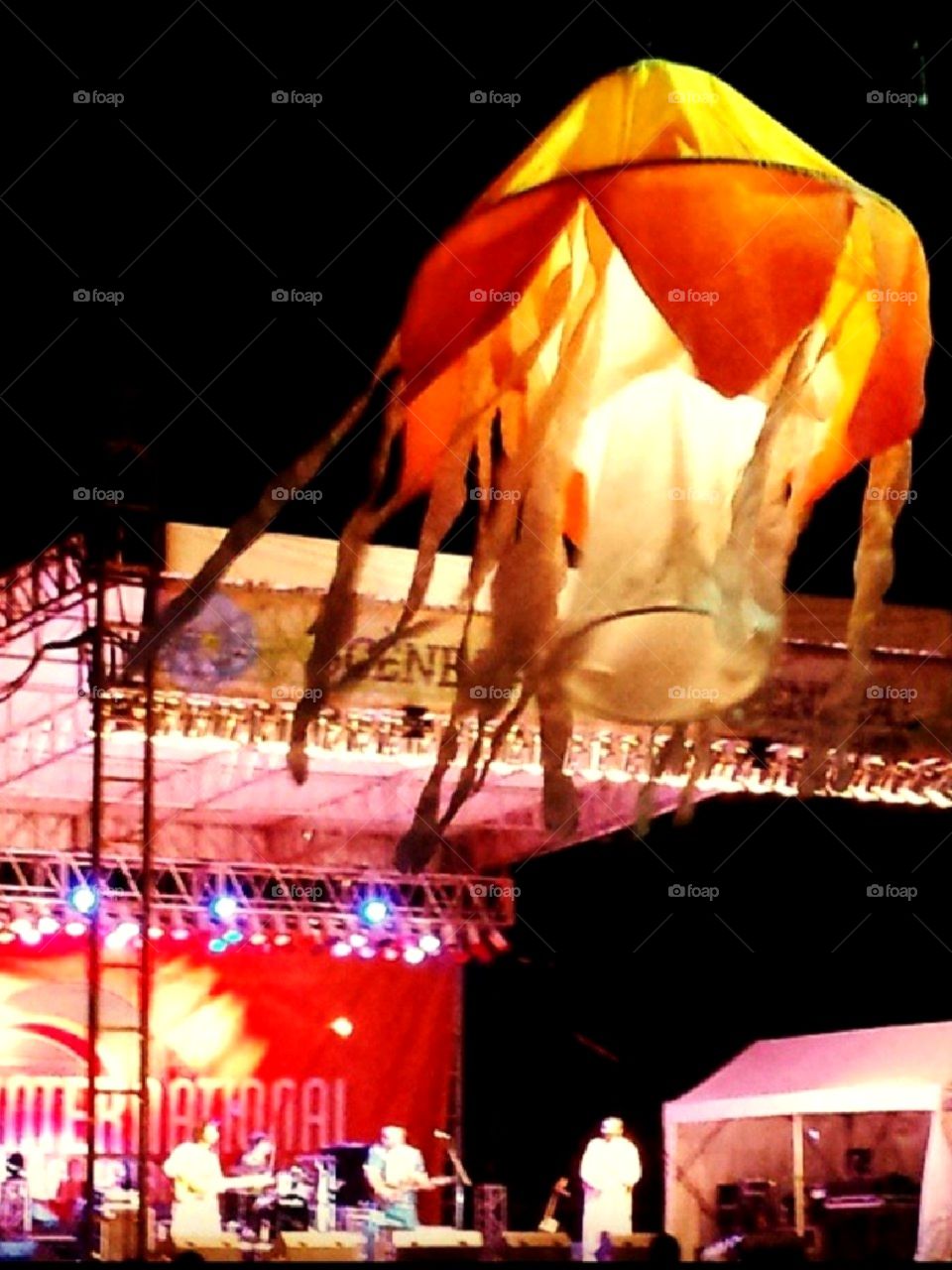 paper lanterns at festival