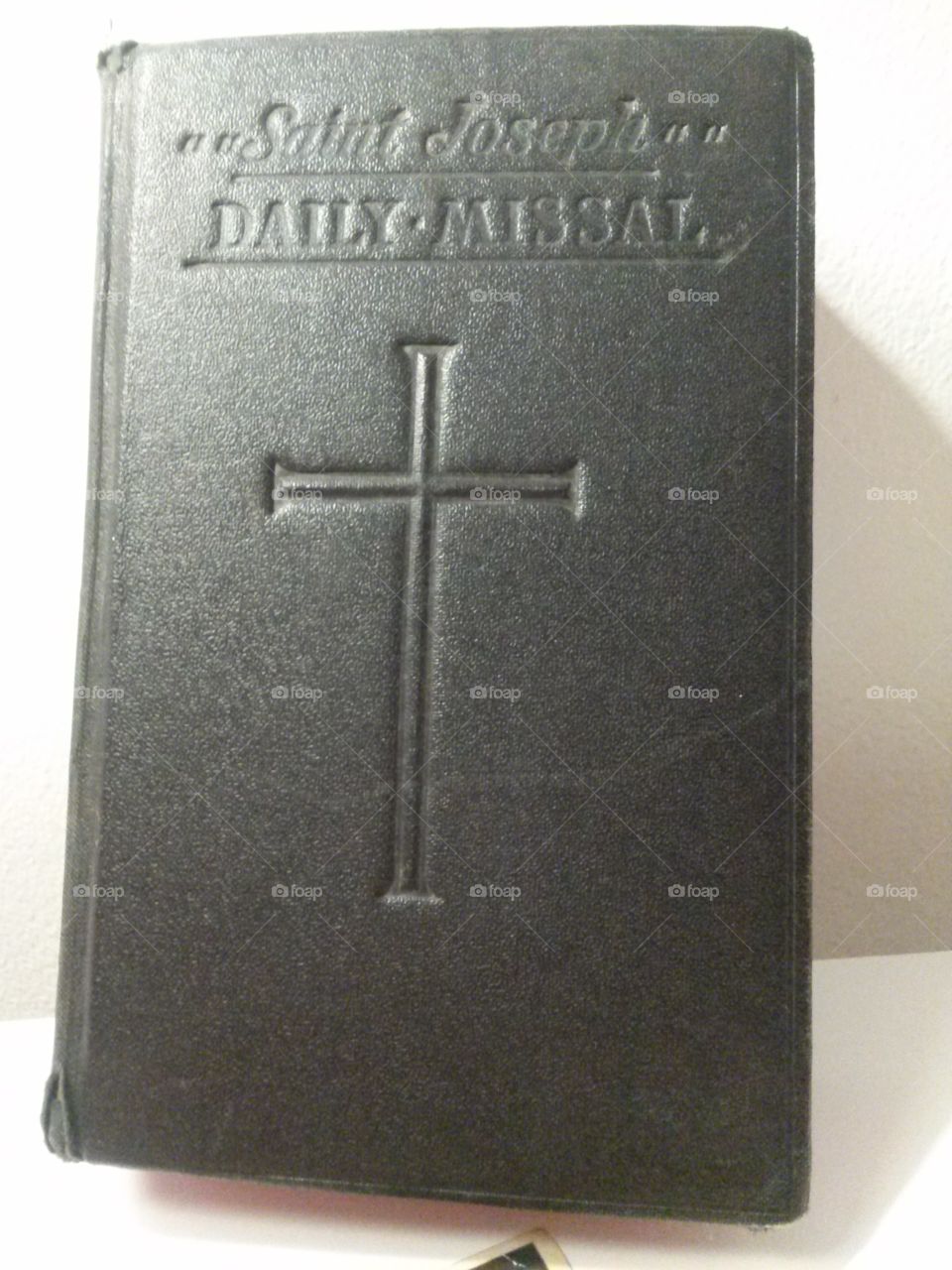 Front Cover Antique Catholic Book