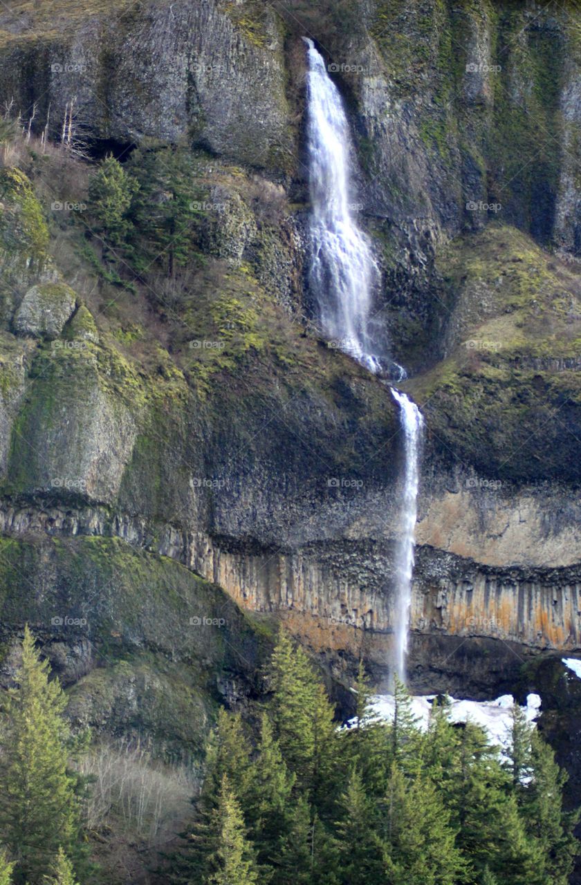 Mountain Waterfall