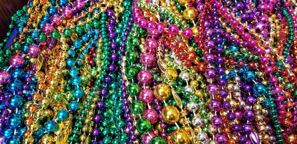 Mardi Gras beads