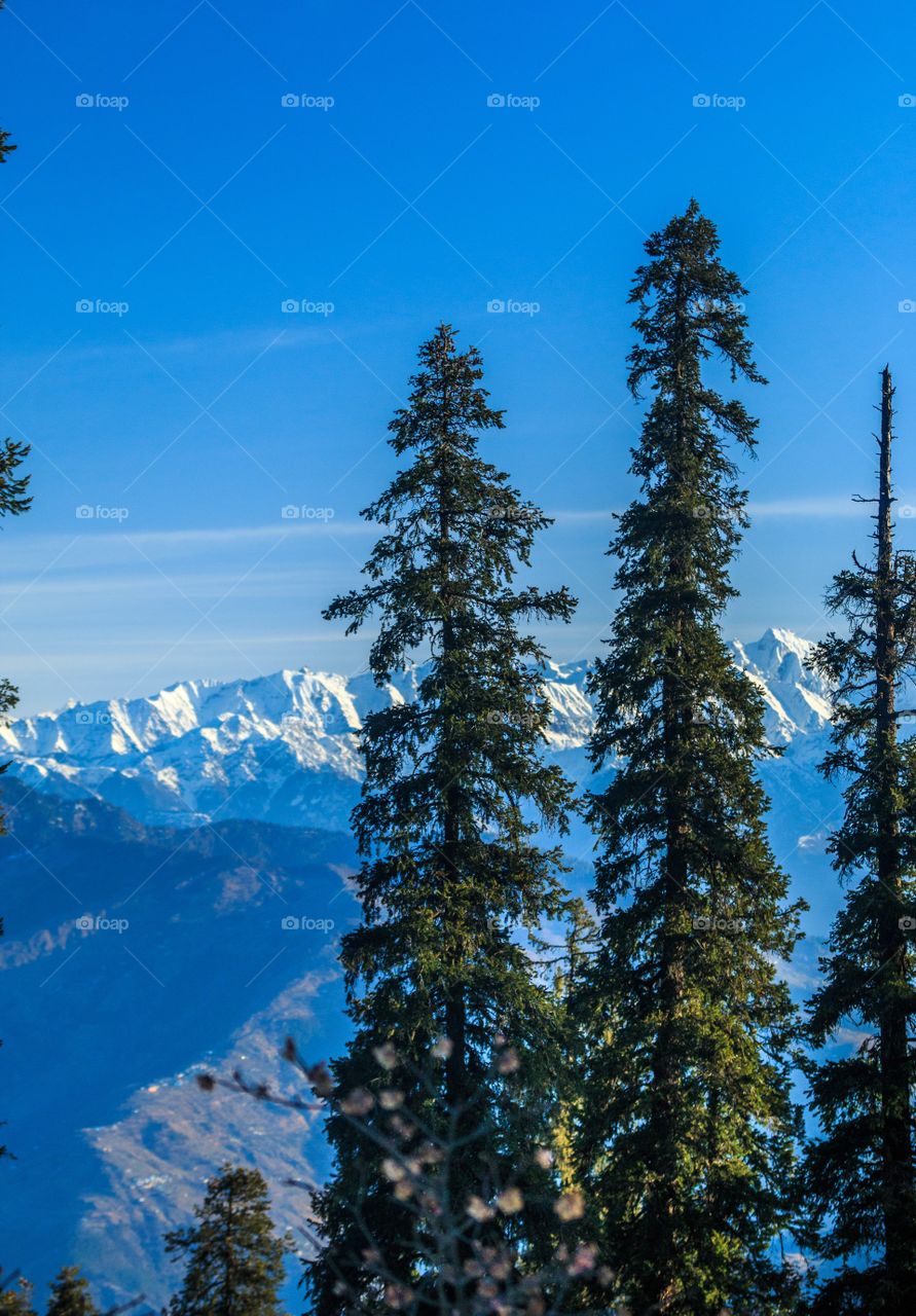 snow capped mountains of beautiful Spiti valley, Himachal Pradesh, India