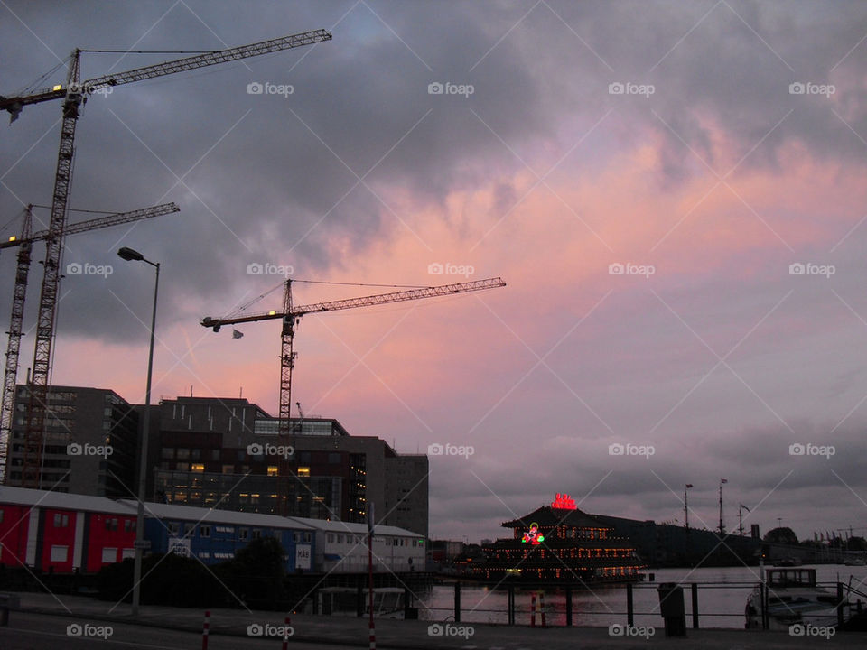 sky party pink blue by gordynodrog