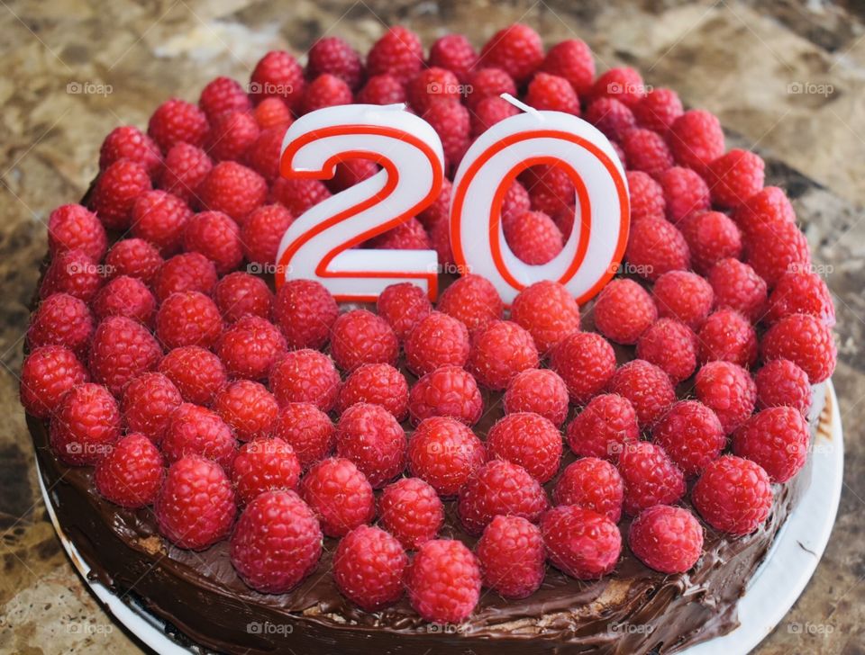 Chocolate raspberry cheesecake 