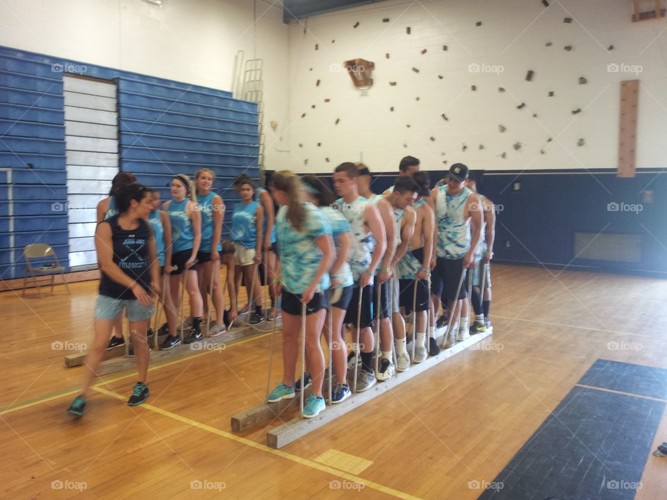 Board/plank walking