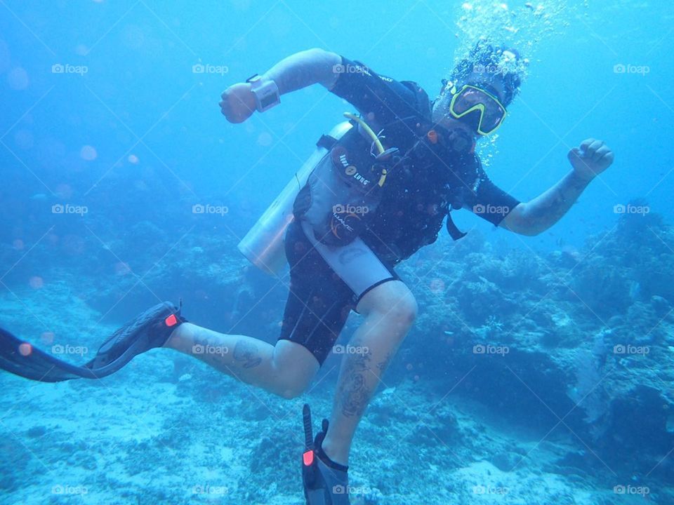 Running underwater