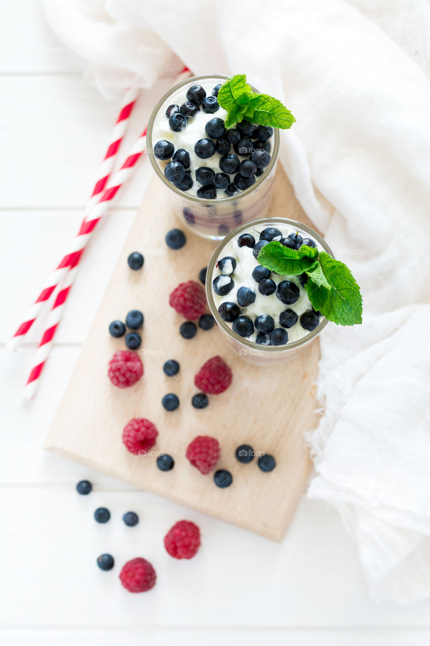 Blueberry smoothie