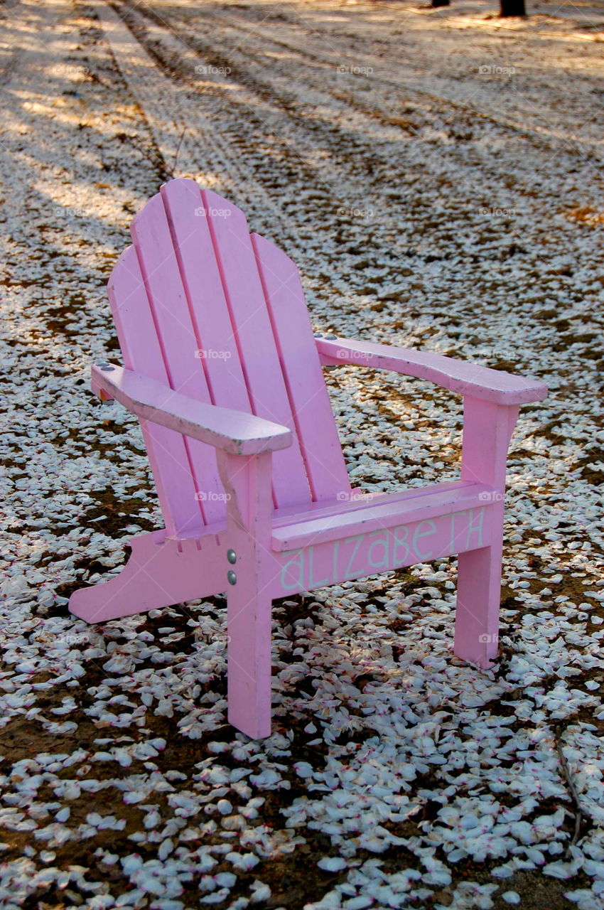 pink chair