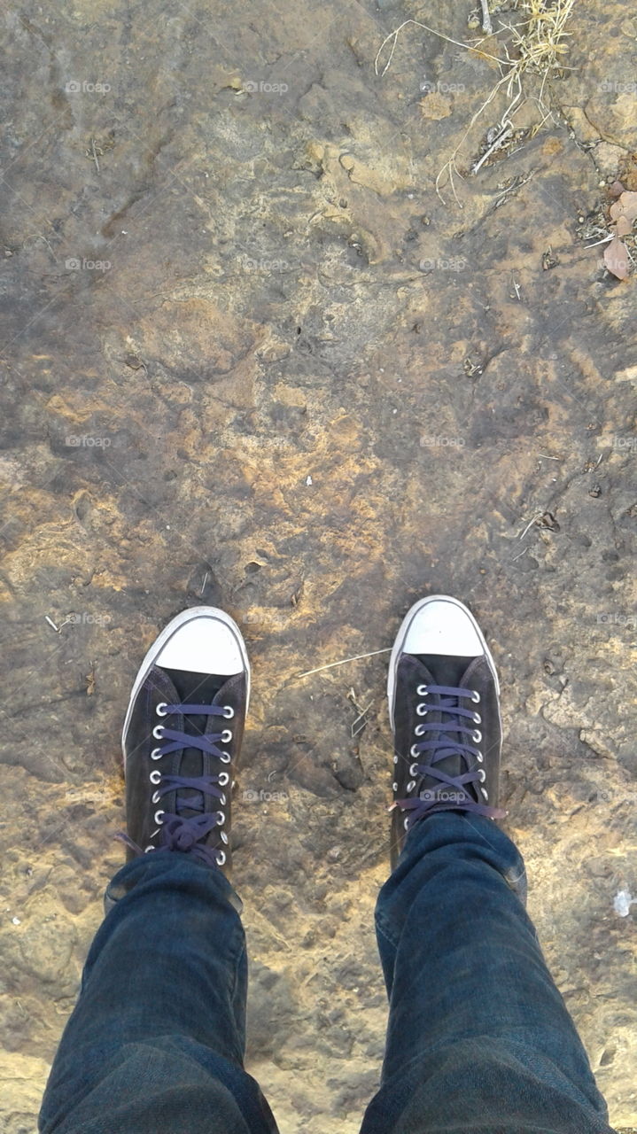 Foot, Footwear, Beach, People, Two