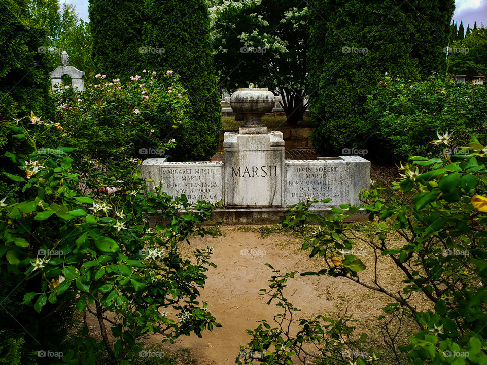 The final resting place of Margaret Mitchell (Marsh) at the historic Oakland Cemetary in Atlanta, GA.