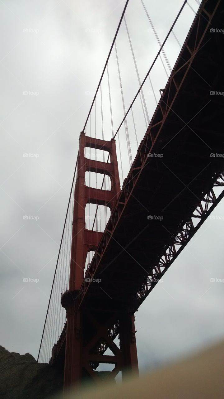 No Person, Bridge, Sky, Steel, Transportation System