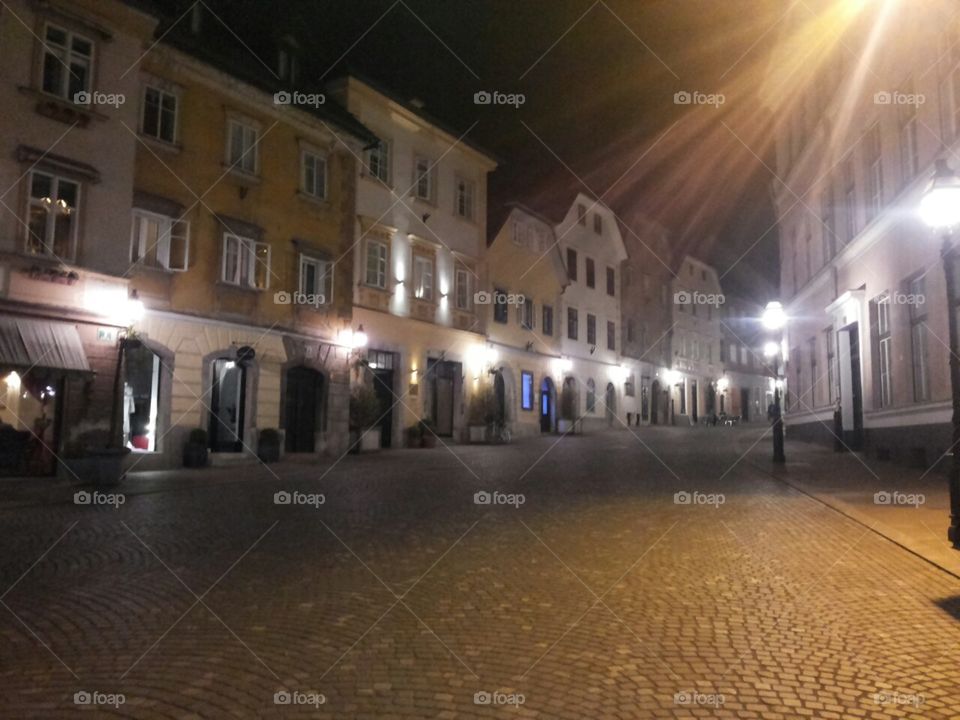 City night Ljubljana