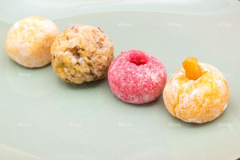 Panellets (traditional sweet for All Saints' Day in Catalonia, the Balearic Islands, Levante and Aragon)