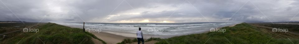 person at the beach