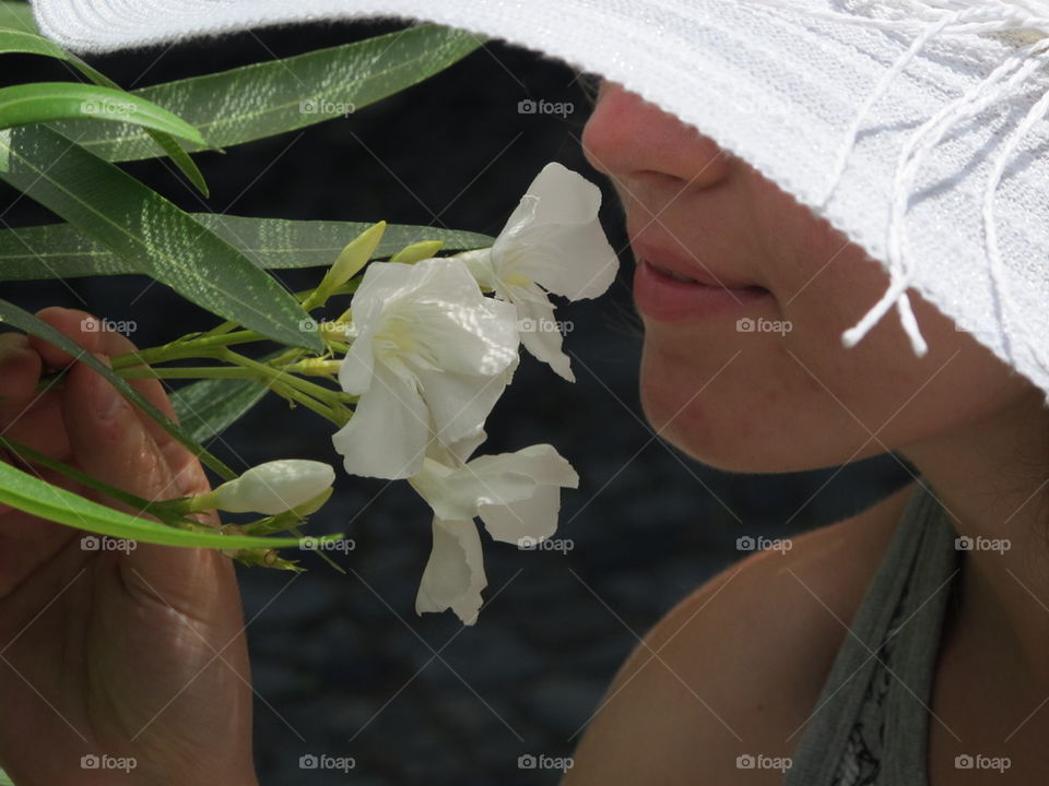 White flower