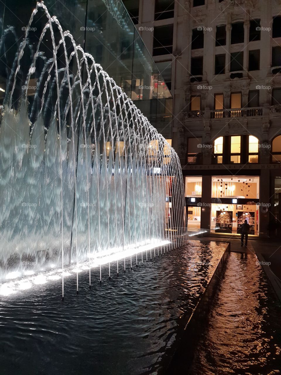 Night illumination of the city