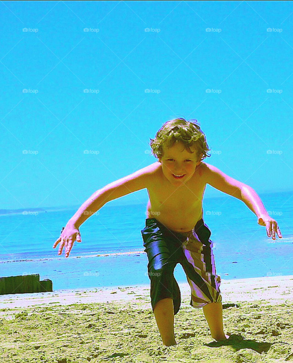 beach happy summer child by clandra