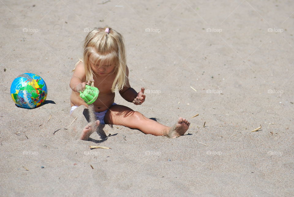 Girl on the beach