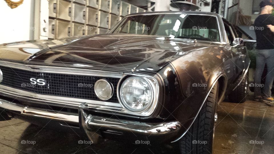 Car, Vehicle, Classic, Chrome, Headlight