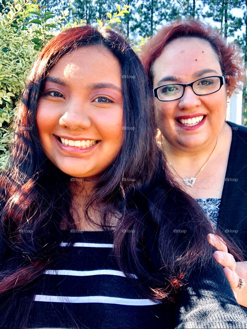 Mother Daughter Selfie