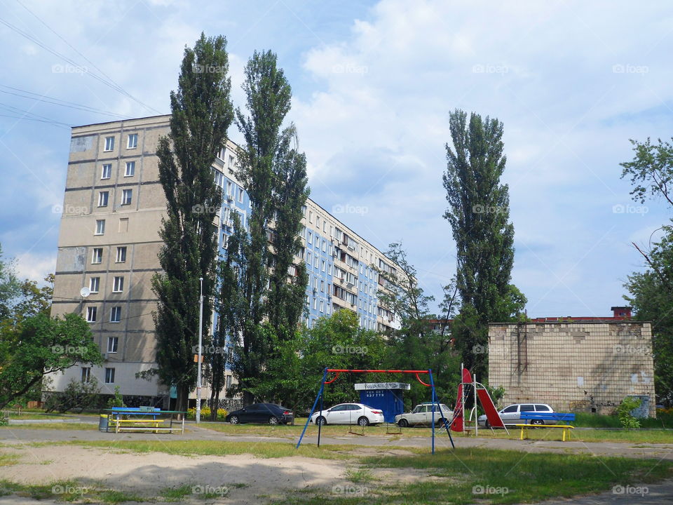 Kiev courtyard of the city of Kiev