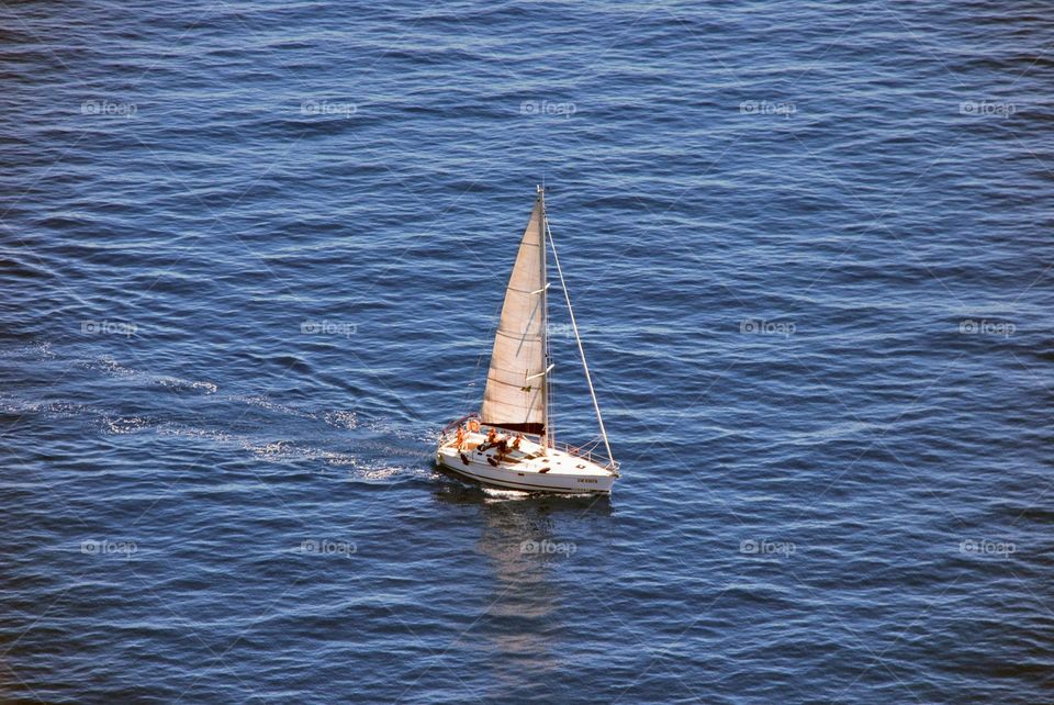 In the middle of the ocean