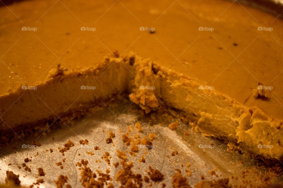 Pumpkin cheesecake