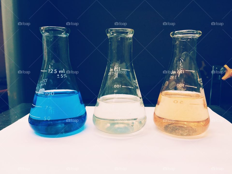 chemicals and solutions in chemistry class